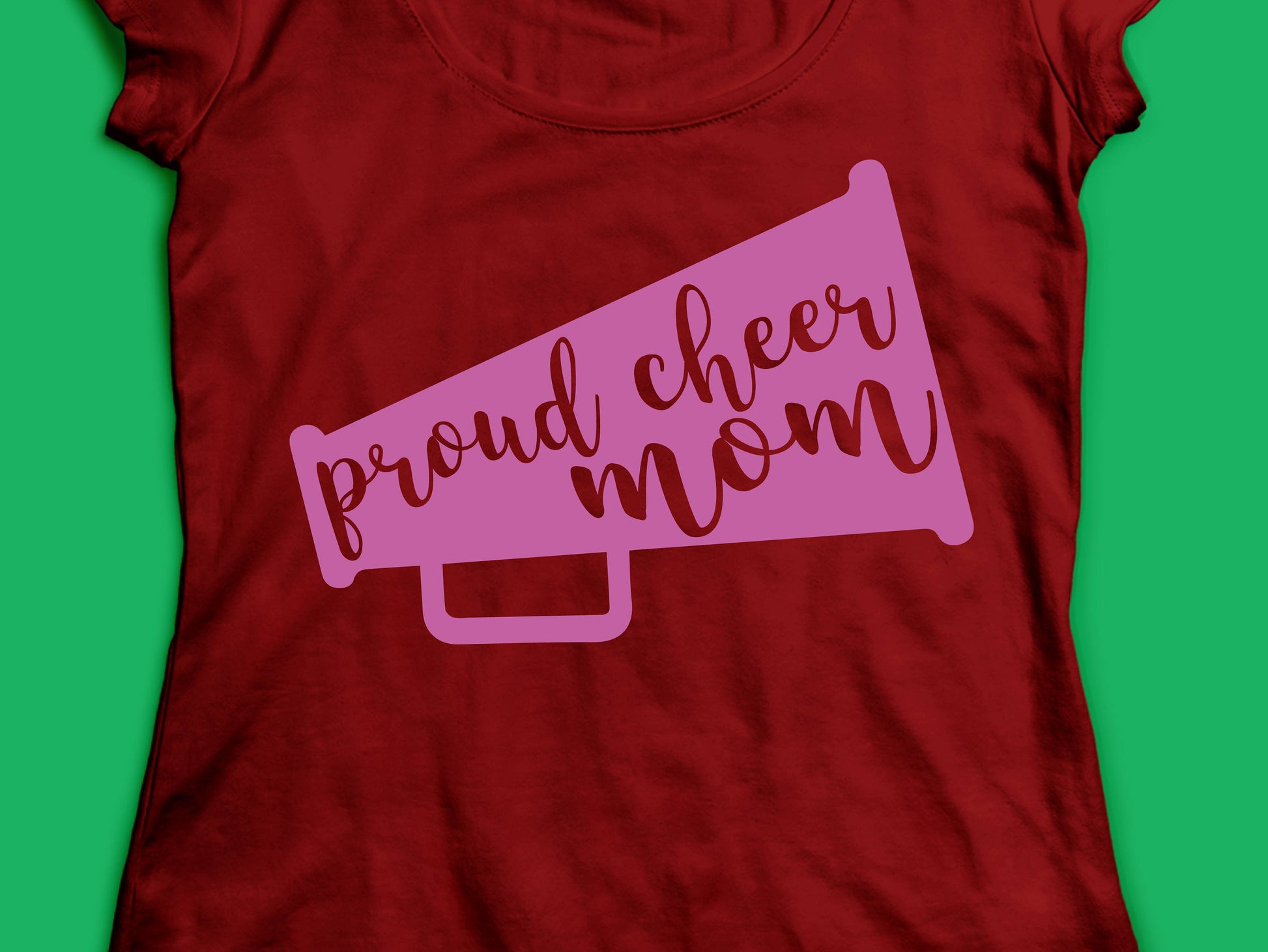 Proud cheer mom megaphone, SVG, png, dxf, eps, jepg instant download design for cricut or silhouette