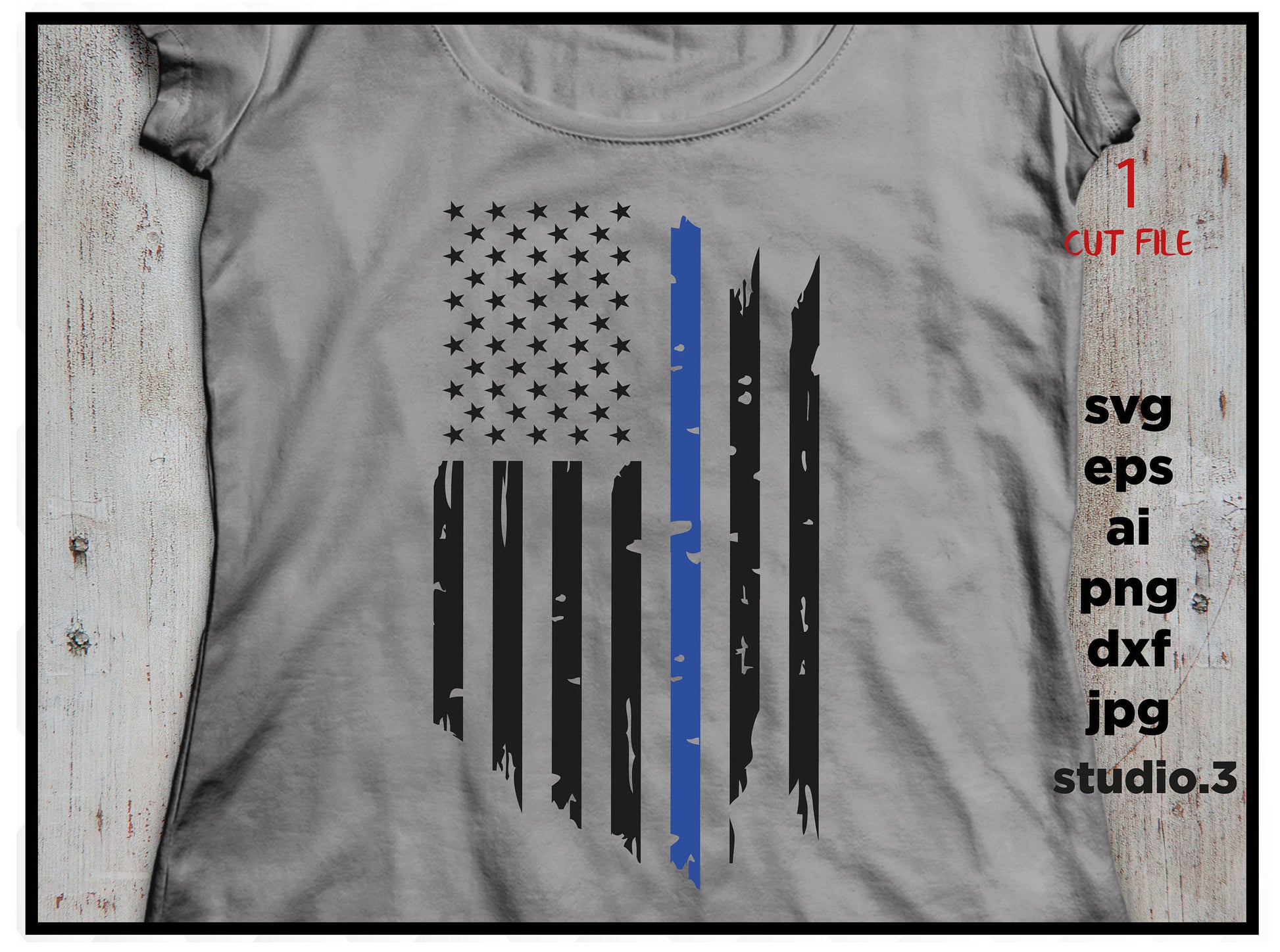 USA flag thin blue line SVG, police, DFX Cut file Cricut explore file wood sign decal Patriotic t shirt, fourt of july, cut file, png, jpeg