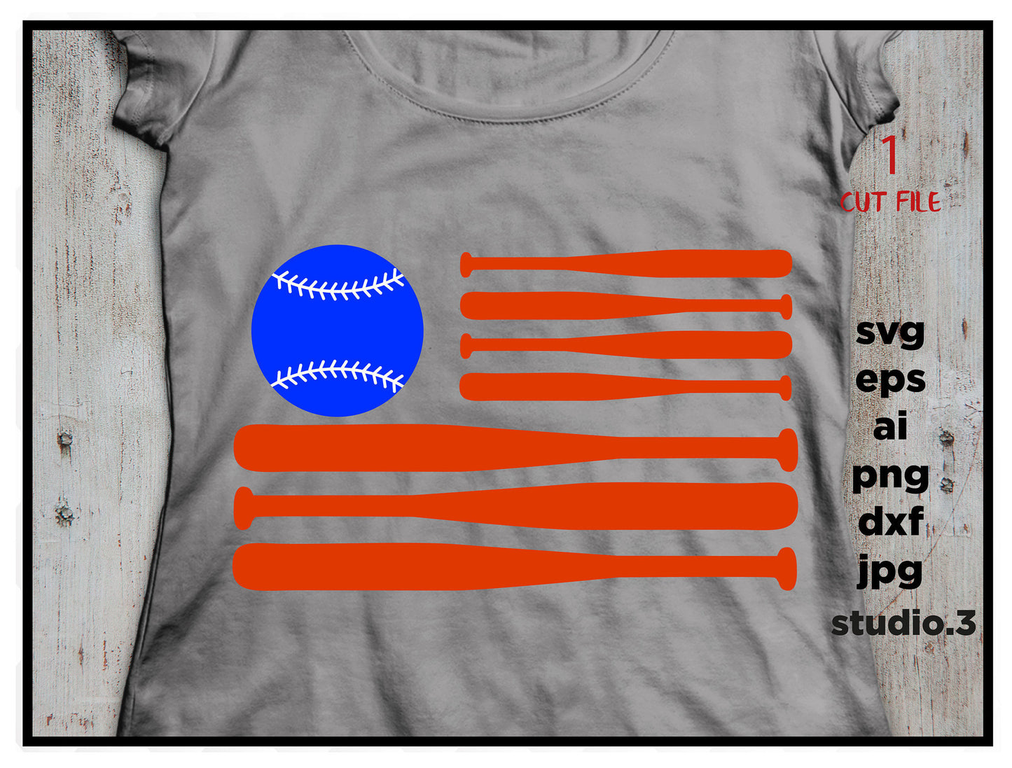 baseball svg, baseball usa flag svg, baseball USA shirt design, SVG, DxF, EpS, cut file Cut file, for Cricut & silhouette, Iron on transfer