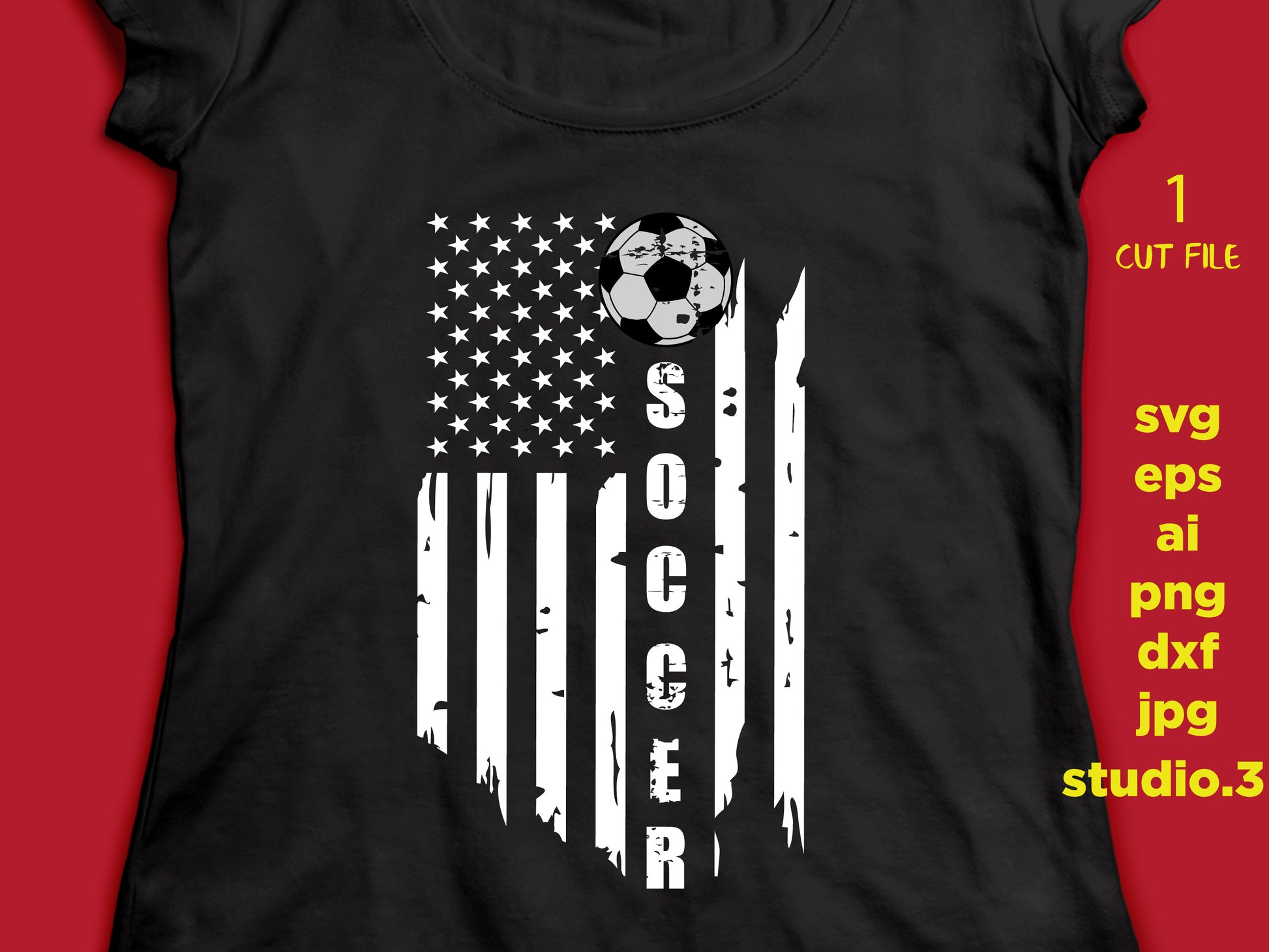 American fan soccer distressed, PNG, Dxf , Cricut Silhouette cameo scrap booking, Distressed Files, Cricut Files, soccer files