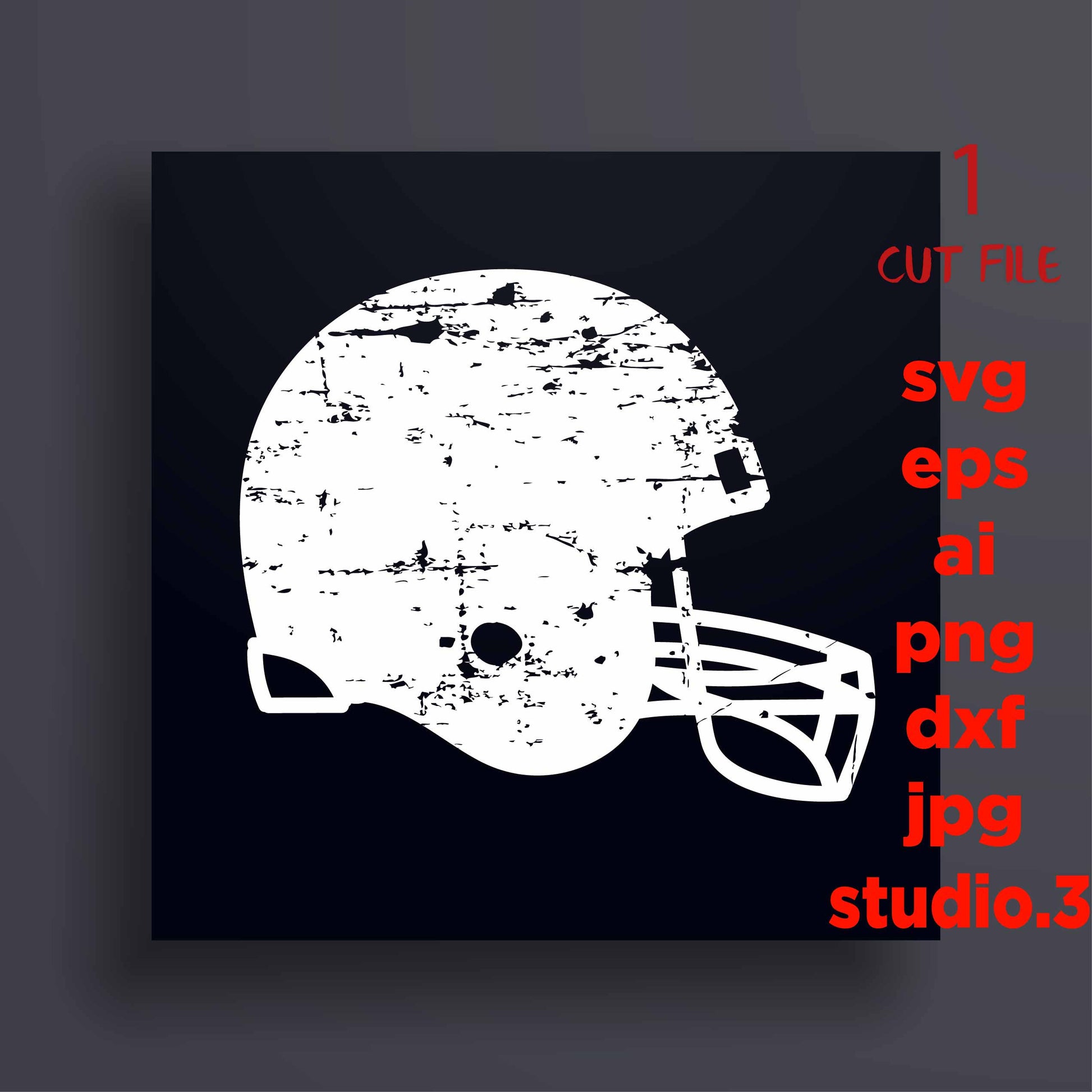 football helmet SVG Cut File distressed football svg DXF cut file Cricut svg Silhouette svg Vinyl Cut File Digital cut file Cricut cut file