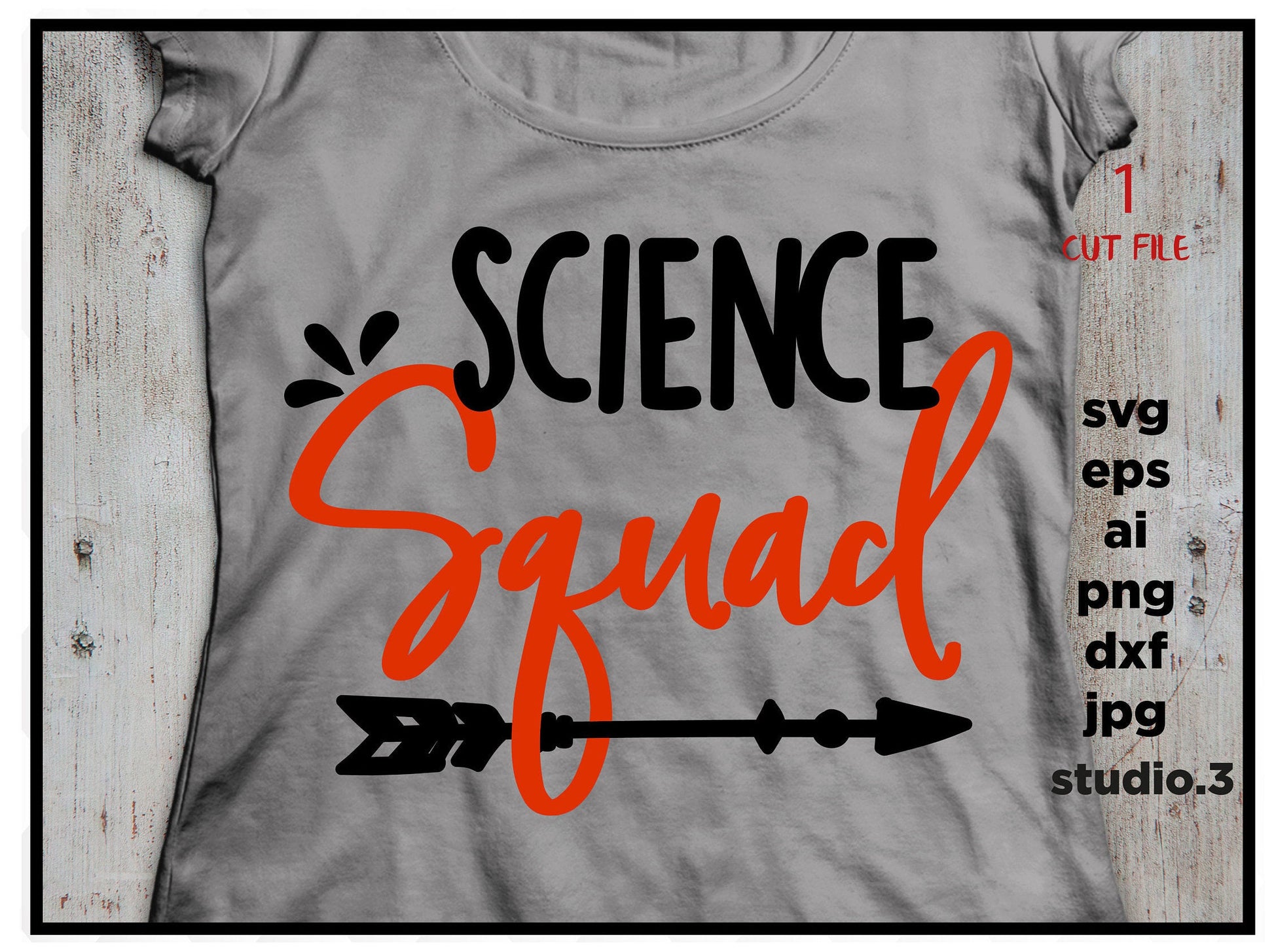 SCIENCE squad, science svg, squad svg, School svg, DxF, EpS, cut file, jpg reverse for paper transfer, for Cricut & silhouette