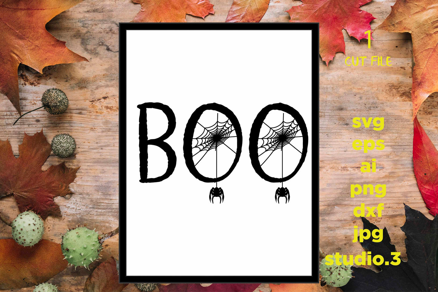 BOO SVG, Halloween Quote, Halloween Svg, dxf, cut file, eps, png, jpg for paper transfer, cut file, for cricut or silhouette