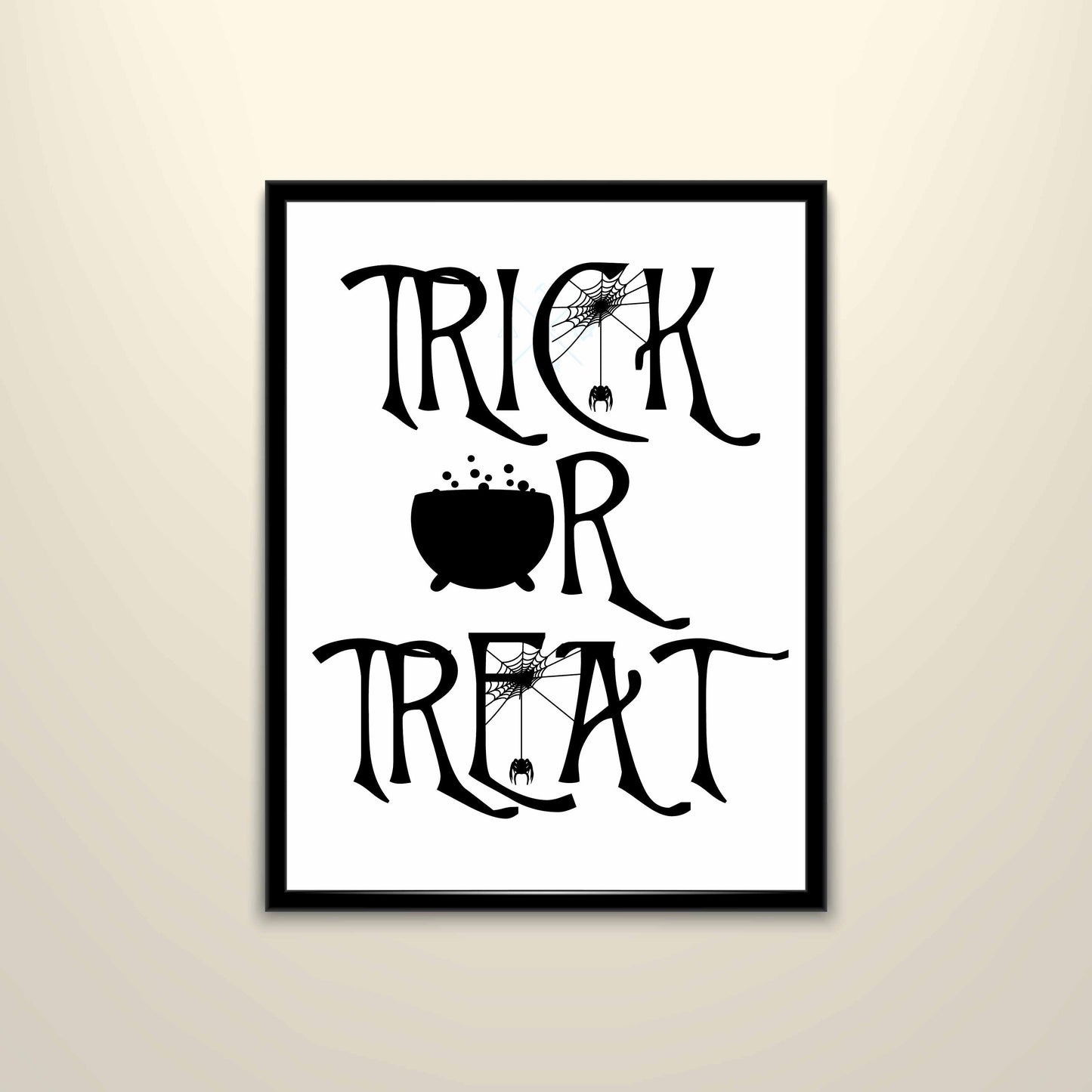 Trick or treat, Halloween Quote, Halloween Svg, dxf, cut file, eps, png, jpg for paper transfer, cut file, for cricut or silhouette