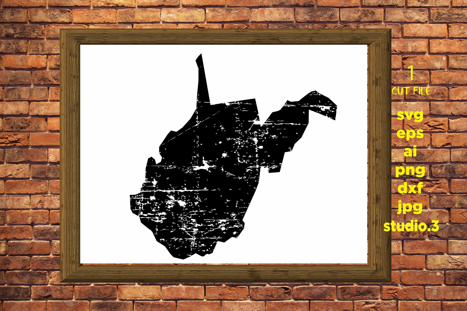 West Virginia, West Virginia grunge svg, West Virginia dxf, grunge svg, West Virginia cut file, jpg paper transfer, Cricut, Silhouette