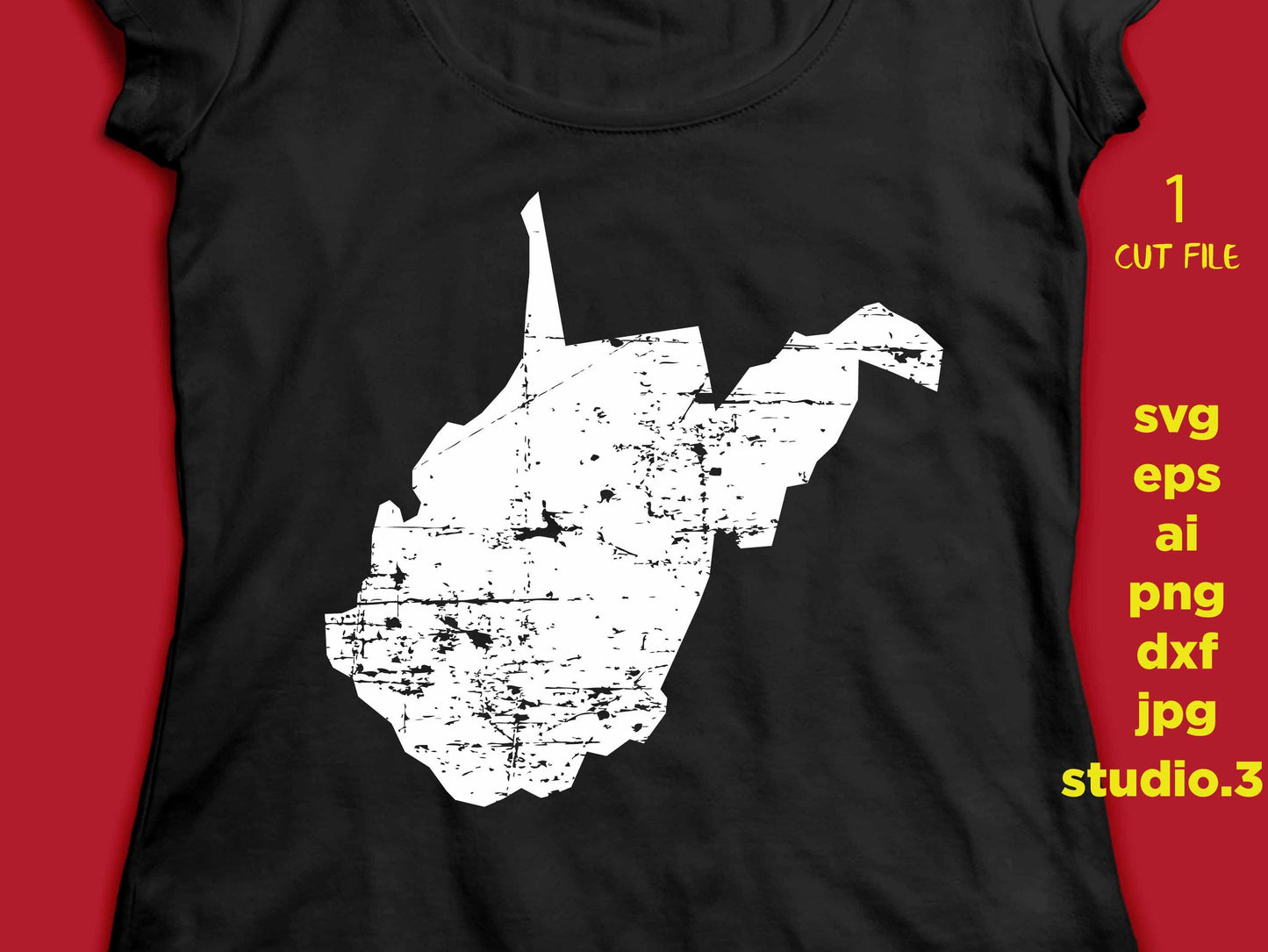 West Virginia, West Virginia grunge svg, West Virginia dxf, grunge svg, West Virginia cut file, jpg paper transfer, Cricut, Silhouette