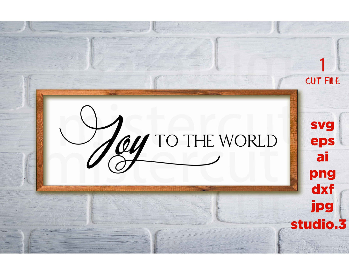 JOY to the world svg, Christmas DIY, Christmas Sign, Christmas svg, Svg, DXF, eps, png, jpg paper on transfer, cut file, cri cut,silhouette