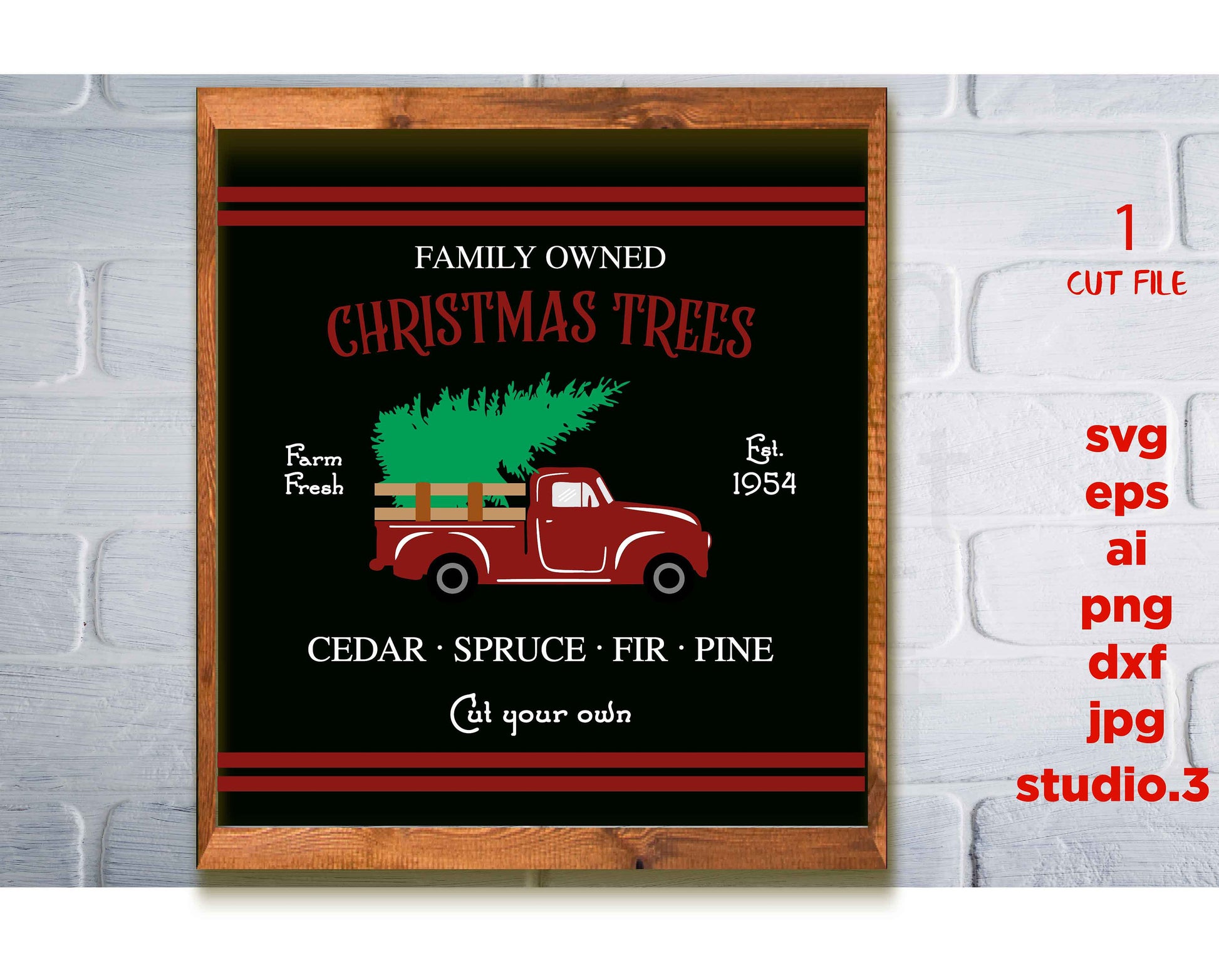 Merry Christmas, Christmas Truck , christmas tree truck, tree Svg, farmhouse, DXF, png, jpg paper transfer, cut file, cricut, silhouette