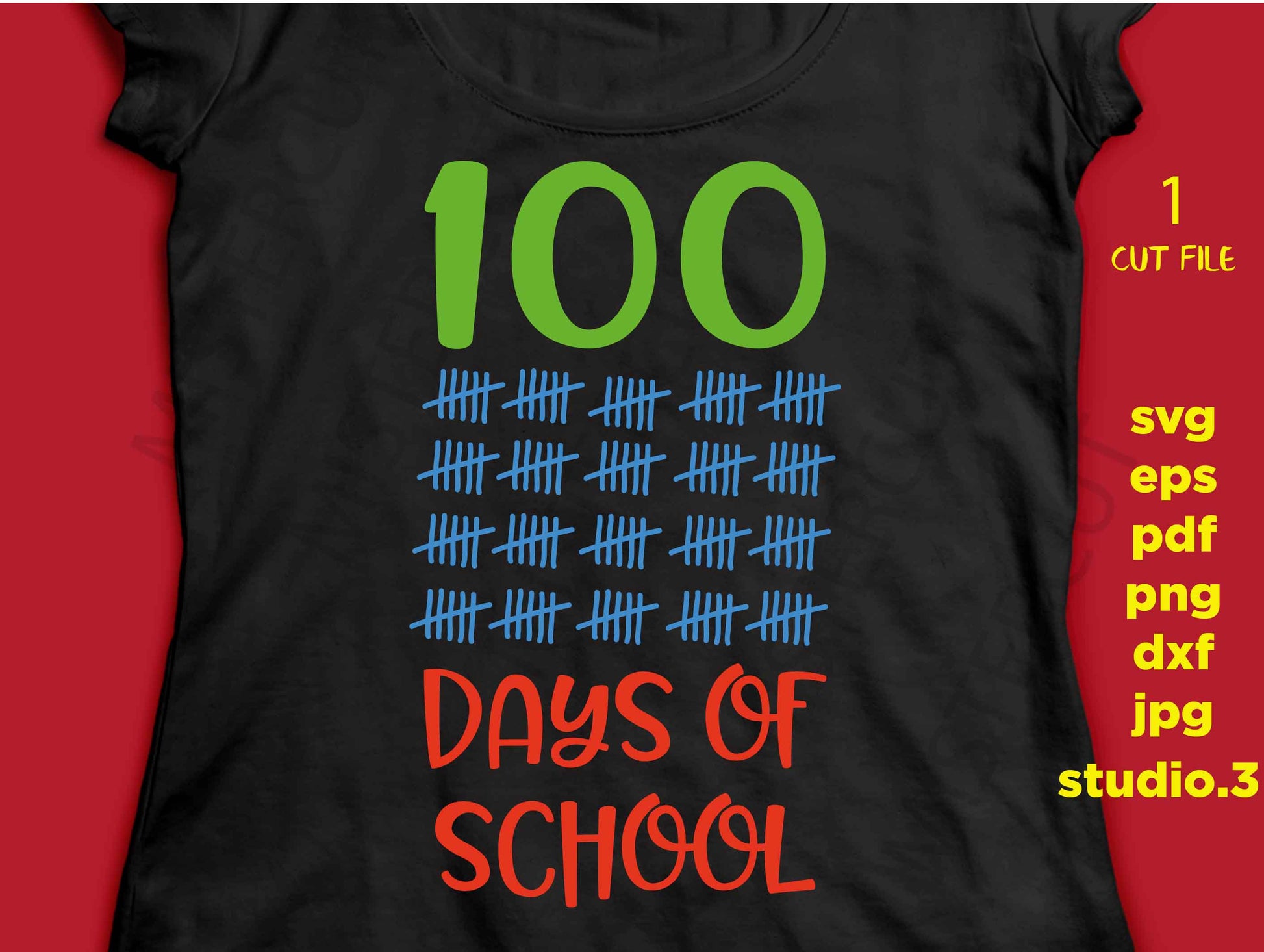 100 days of school, 100 days svg, school SVG, DxF, EpS, cut file Cut file, on the playground svg, kids svg, just slayed the first 100 days