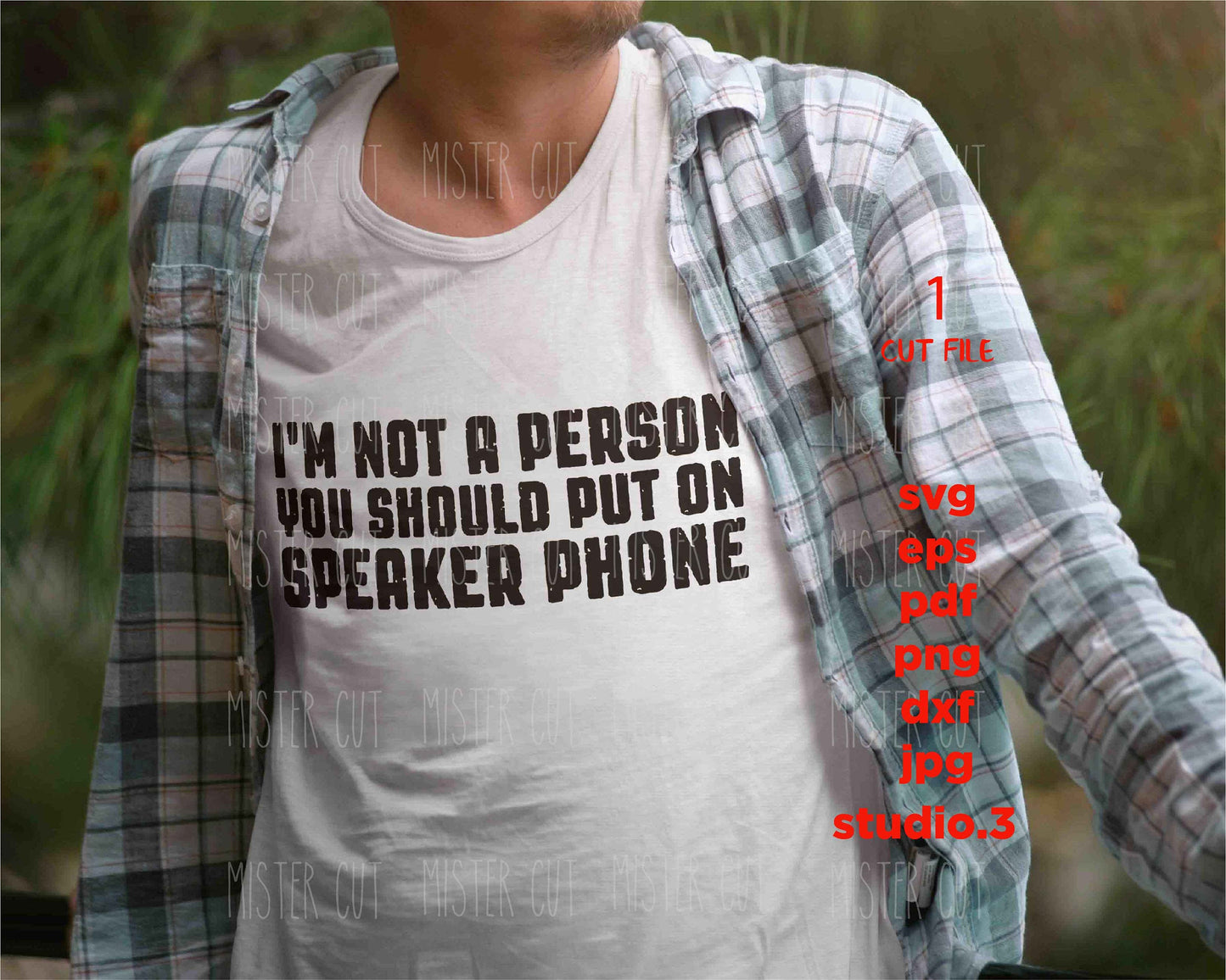 I'm Not A Person You Should Put On Speaker Phone svg, Cuss svg, Swear svg dxf, jpg transfer, cut file, woman t shirt Cut File, men t shirt