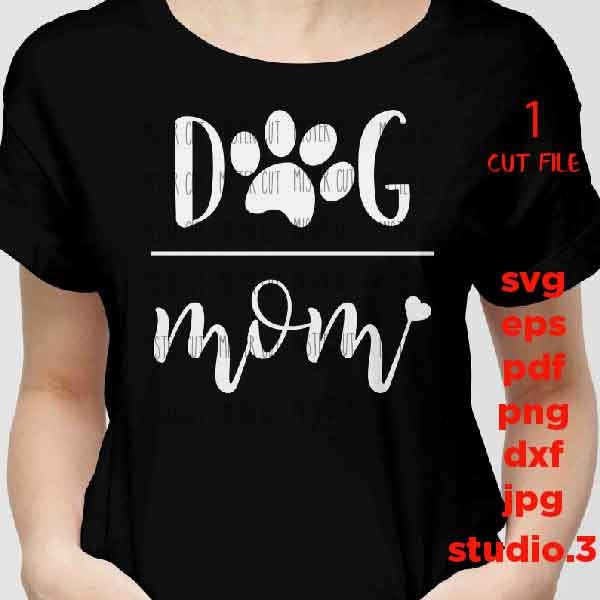 Dog Mom SVG Fur Mama svg, dxf, jpg transfer, studio.3, png, eps, Dog svg, Dog sign svg, Dog Lover, sign svg, pet love, mom svg, mother svg