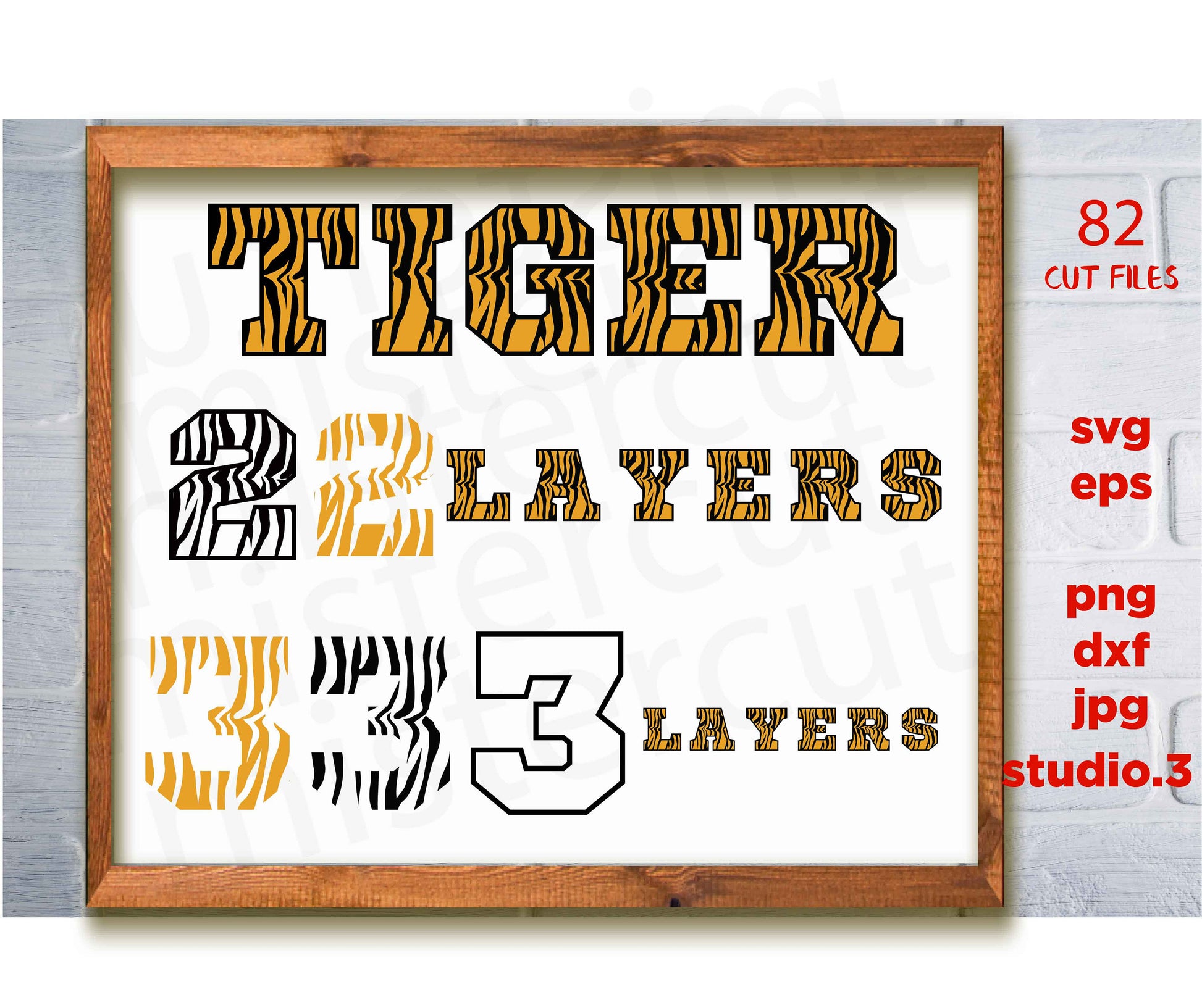 Tiger vector font, Tiger Skin Font Animal Alphabet svg, Animal Letters Svg Skin Patterned SVG, EPS, DXF, 3 layers font, 2 layers font