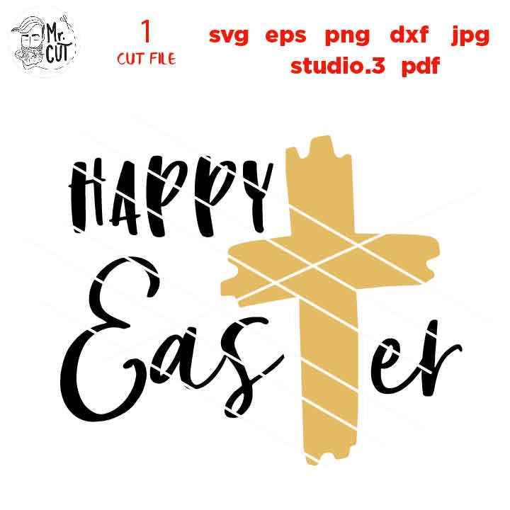 happy easter svg, easter svg,  dxf, png, studio.3, png, jpg transfer, Easter Cross svg, Christian Easter svg, christian svg, faith svg, hope