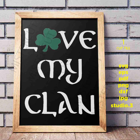 St. Patrick's Day svg, St. Patrick's decor svg, studio.3 DxF, EpS, studio.3 Cut file, Shamrock svg, Clover svg, Irish svg, modern farmhouse