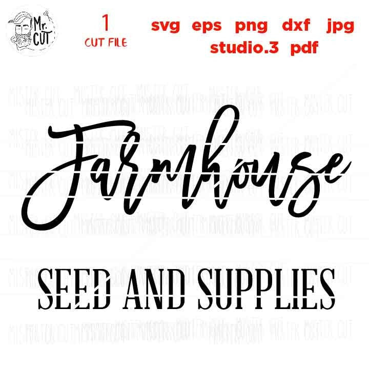 Seed Sign svg, Farm svg, Farming svg, dxf, eps, png, cut file, jpg reverse, Farmhouse svg, Gardening Sign svg, Farmhouse Sign svg, country