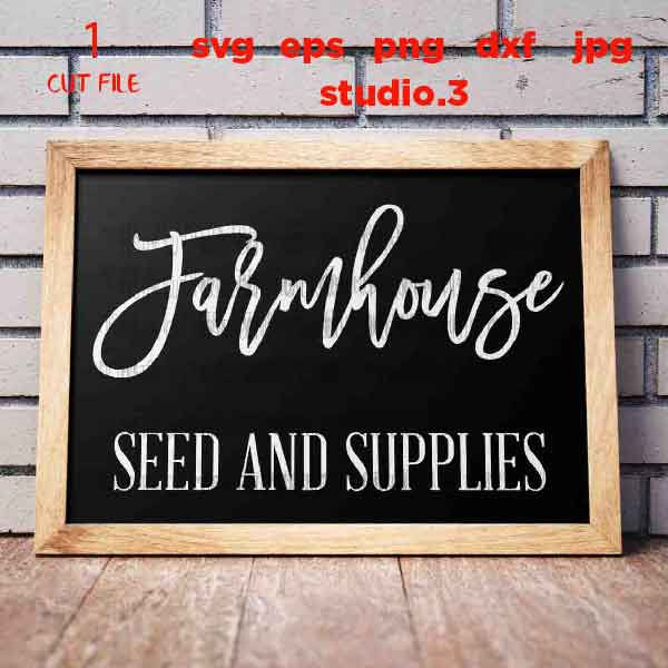 Seed Sign svg, Farm svg, Farming svg, dxf, eps, png, cut file, jpg reverse, Farmhouse svg, Gardening Sign svg, Farmhouse Sign svg, country