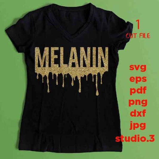 melanin svg, DxF, EpS, cut file, jpg reverse, black svg, black queen svg, cut files, Sexy Diva Glitter Design, melanin dripping svg