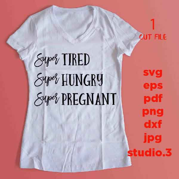 Pregnancy Svg, Funny Pregnancy, Motherhood Svg, dxf, jpg REVERSE, cut file, Surviving Motherhood Cut File, super tired, Pregnant Svg