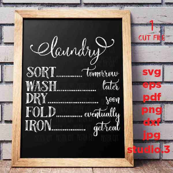 Laundry Schedule SVG Cut Files, laundry sign svg, Funny Laundry svg, dxf, cut file, png, jpg transfer, eps, laundry svg, laundry diy svg