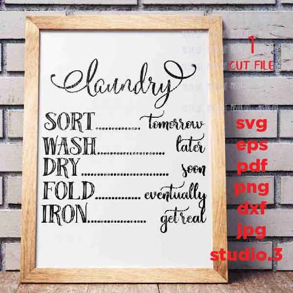 Laundry Schedule SVG Cut Files, laundry sign svg, Funny Laundry svg, dxf, cut file, png, jpg transfer, eps, laundry svg, laundry diy svg