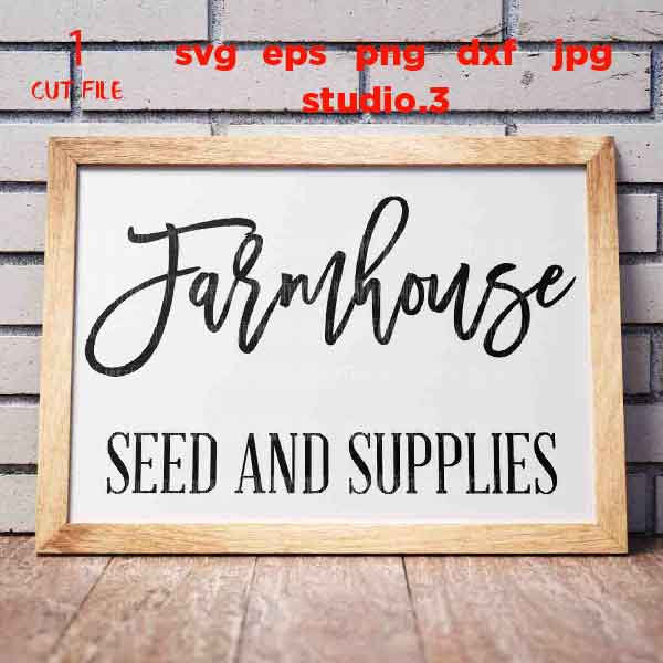 Seed Sign svg, Farm svg, Farming svg, dxf, eps, png, cut file, jpg reverse, Farmhouse svg, Gardening Sign svg, Farmhouse Sign svg, country