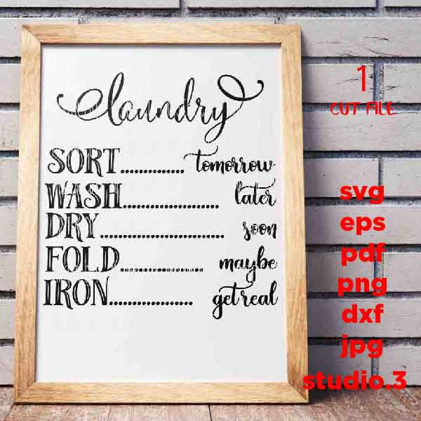 Laundry Schedule SVG Cut Files, laundry sign svg, Funny Laundry svg, dxf, cut file, png, jpg transfer, eps, laundry svg, laundry diy svg