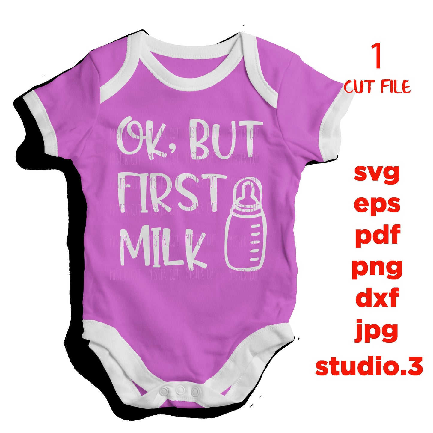 Ok But First Milk svg, baby bodysuit Graphic, First Milk svg, DXF, mirrored jpg, cut file,Baby SVG, milk SVG, Pregnancy svg, Baby shower svg