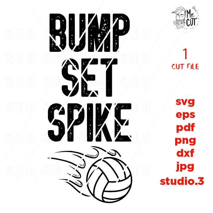 bump set spike cut file, volleyball svg, sports SVG, PNG, Dxf, mirrored jpg, volleyball mom, volleyball tee shirt, volleyball t shirt