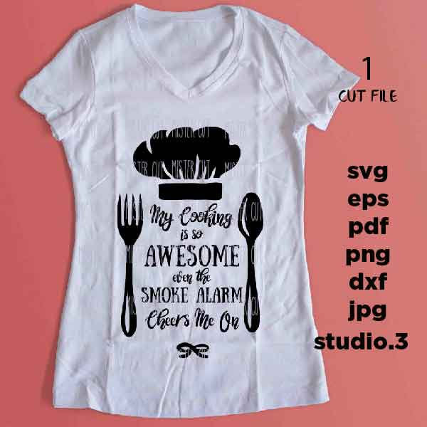 My cooking is so awesome even the smoke alarm cheers me on svg, Housewarming dxf, jpg mirrored, Kitchen, kitchen sign svg, pot holder design