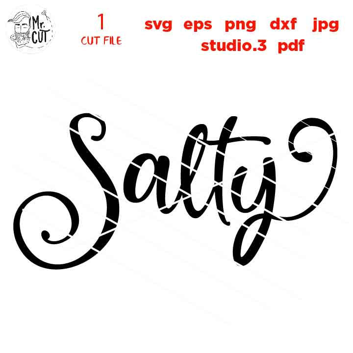 SALTY svg, beach svg, hello summer, vacation, dxf, jpg REVERSE, cut file, png, vacation svg,  sarcasm svg, summer tee shirt