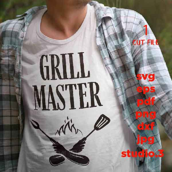 Grill master svg, fathers day, grill t shirt design, bbq svg, grill svg, dxf, PNG, Dxf, mirrored jpg, eps, fathers day svg, barbeque svg