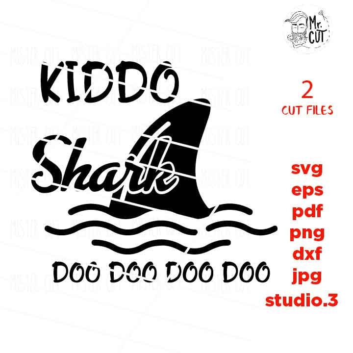 Daddy Shark kiddo shark svgs, Daddy svg, kid svg, Do-Do-Do-Do SVG, Shark SVG, fathers day shirt, dxf, jpg transfer, cut file, matching svg