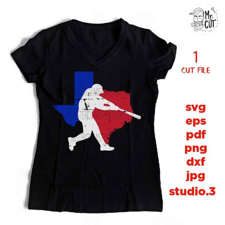 Baseball SvG, Texas State, Map, Vintage, Distressed, Grunge, baseball shirt,  baseball SVG, DxF, EpS, cut file, jpg mirrored, mom tee shirt