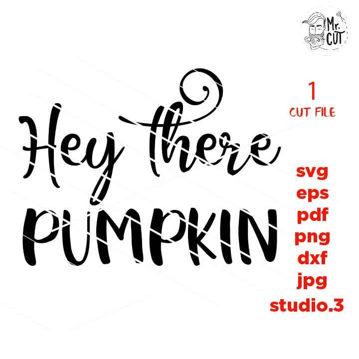 Hey There Pumpkin Svg, Fall Svg, Fall Quote Svg, Fall Svg Design, Autumn svg, Thanksgiving svg, Farmhouse, png, jpg transfer, cut file