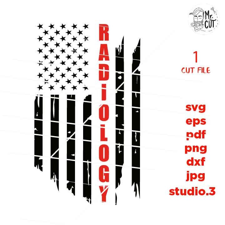 USA flag svg, radiology svg, worker usa Flag, adiology Distressed Flag, Distressed flag Svg, PNG, Dxf, usa flag, radiology tee shirt