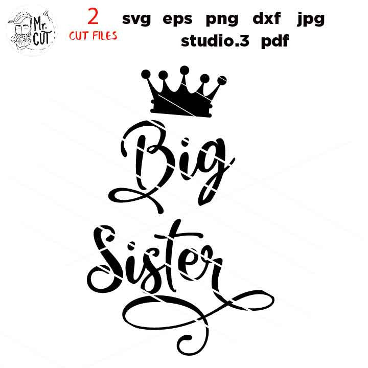 Big Sister Little Mister matching Svg, Baby Boy Svg, Brother Sister Svg, jpg mirrored, cut file, Baby Quotes Svg, Family Svg, matching svg