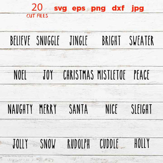 Farmhouse Ornament SVG Bundle, Ornament svg, Santa svg, Svg Files, JPG, DxF, EpS, cut file, png, christmas dxf, Farmhouse Christmas svg