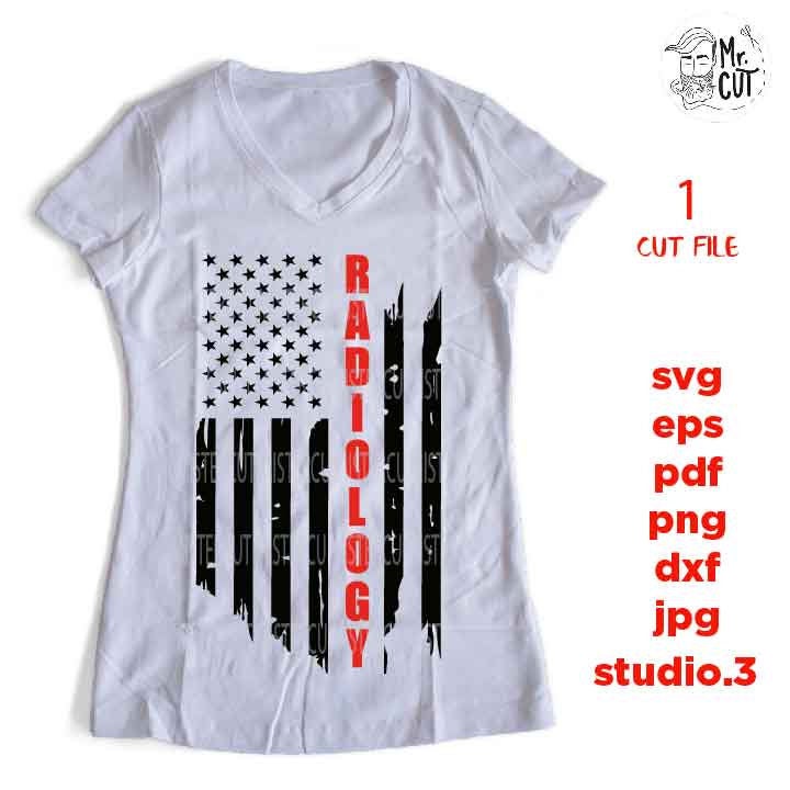 USA flag svg, radiology svg, worker usa Flag, adiology Distressed Flag, Distressed flag Svg, PNG, Dxf, usa flag, radiology tee shirt