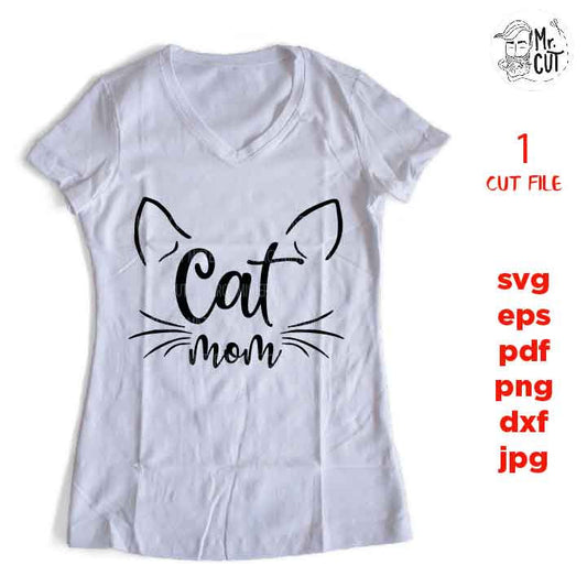 cat mom svg, Mom Svg Mom Life dxf, jpg reverse, cut file, SVG Files, Funny Shirt svg, love pet svg, cat t shirt, stress shirt png