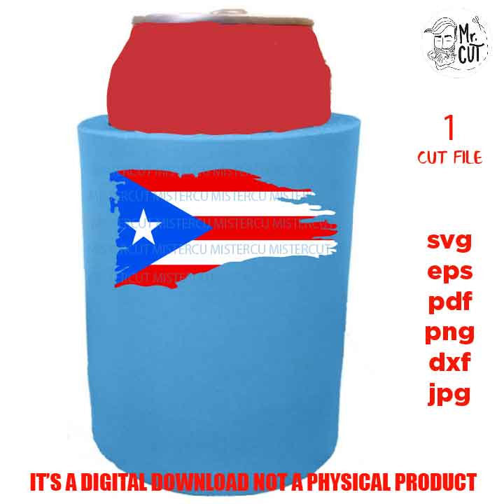 Puerto Rico Flag distressed SVG, flag svg, flag shirt vector design svg, puerto rico resist, rise, jpg, png, dxf,  svg, patriotic shirt