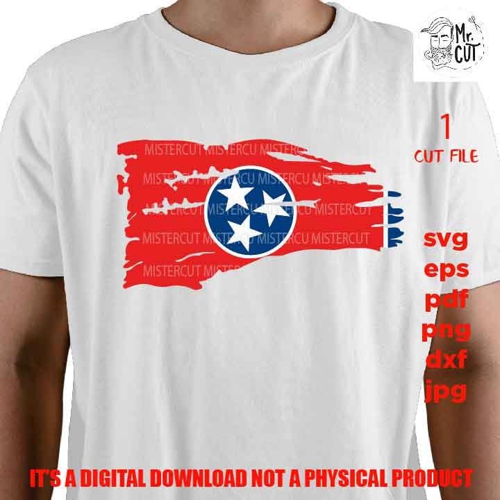 Tennessee Flag distressed SVG, flag svg, Tennessee flag shirt vector design svg, independence, rise, jpg, png, dxf,  svg, titans, tri stars