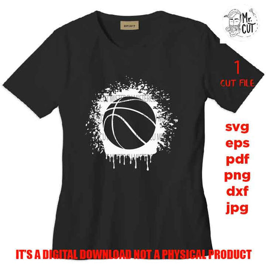 svg files, basket dripping SVG, basketball Cut file, basketball shirt vector design, Dxf, eps, basketball kid shirt svg, png, jpg, pdf