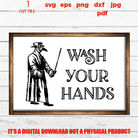 Wash Your Hands vector design, Goth, Funny Bathroom Quote decor SVG, eps png high resolution, Bathroom sign svg, shirt,