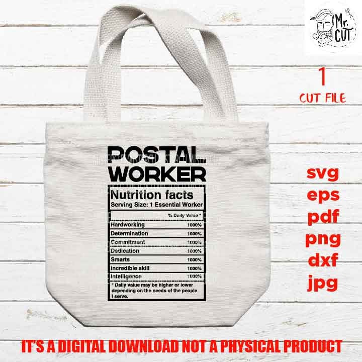 postal worker facts shirt vector design, sign svg, postal worker idea gift, sign Svg, PNG high resolution, Dxf, eps, pdf, essential worker