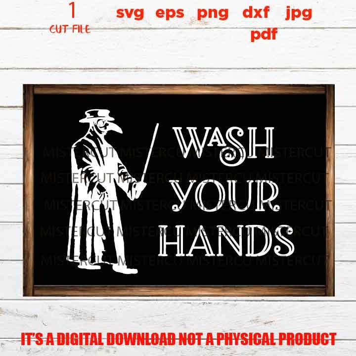 Wash Your Hands vector design, Goth, Funny Bathroom Quote decor SVG, eps png high resolution, Bathroom sign svg, shirt,