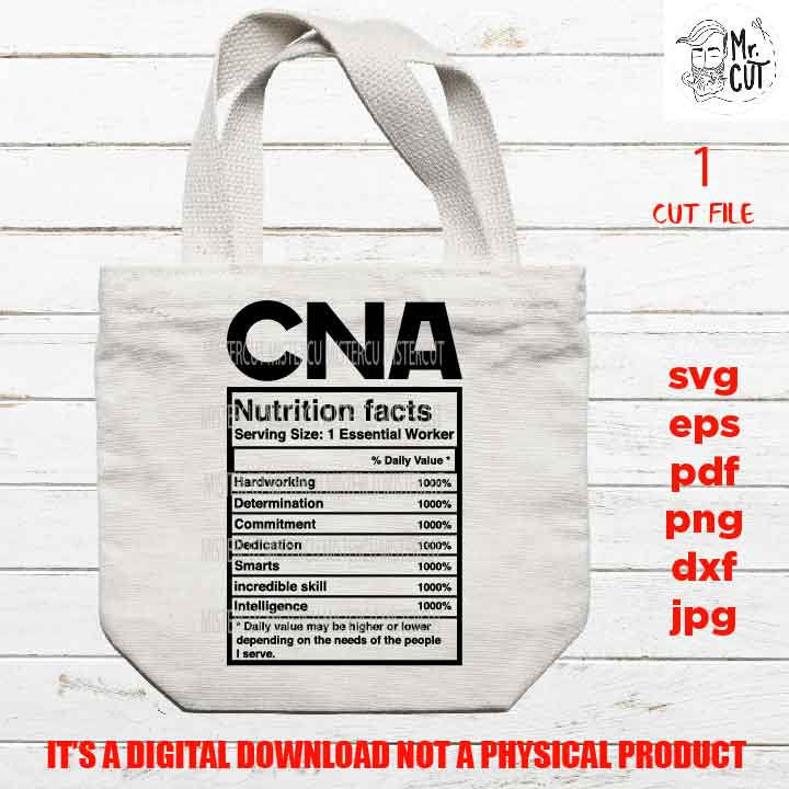 CNA facts shirt vector design, sign, Certified Nursing Assistant idea gift, sign Svg, PNG high resolution, Dxf, eps, pdf, essential worker