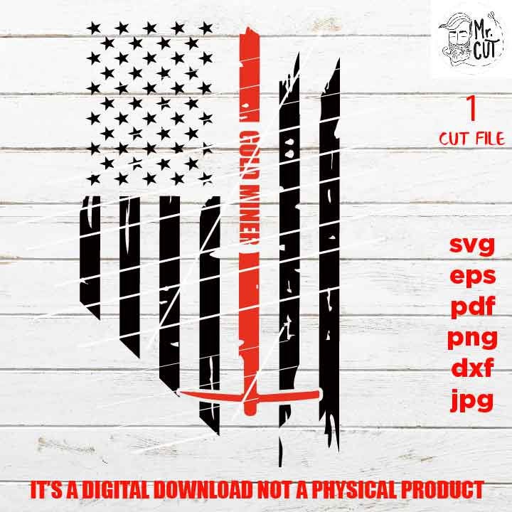 USA flag nevada svg, gold miner Flag shirt vector design, sign miner idea gift, Distressed Flag Svg, PNG, Dxf, eps, pdf usa flag, miner svg