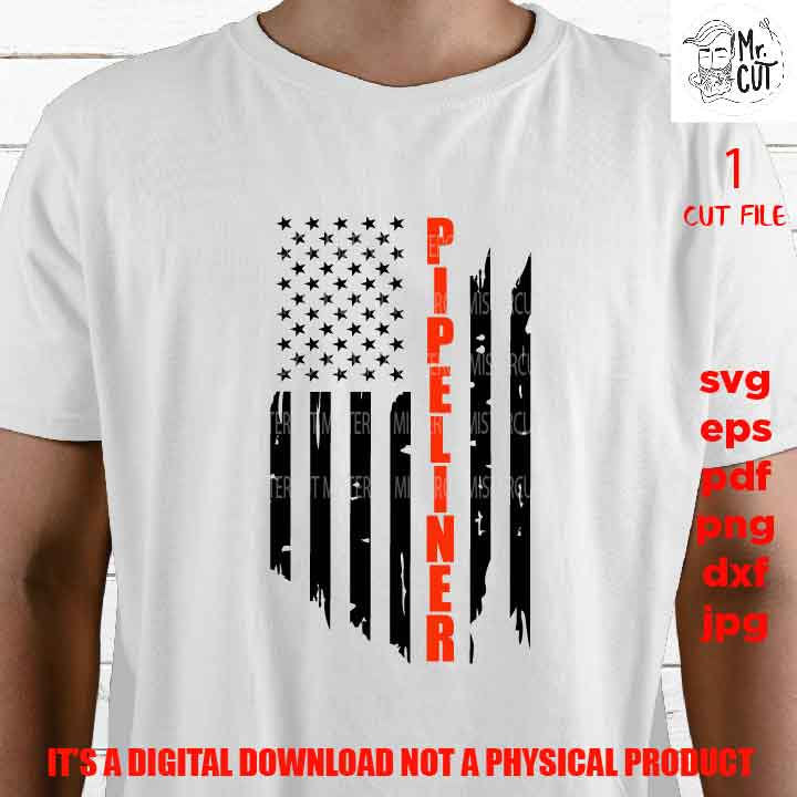 pipeliner Svg, pipeliner Distressed USA flag Svg, PNG, Dxf, mirrored jpg, american flag, USA flag, bulldozer Vehicles Shirt, bulldozer svg