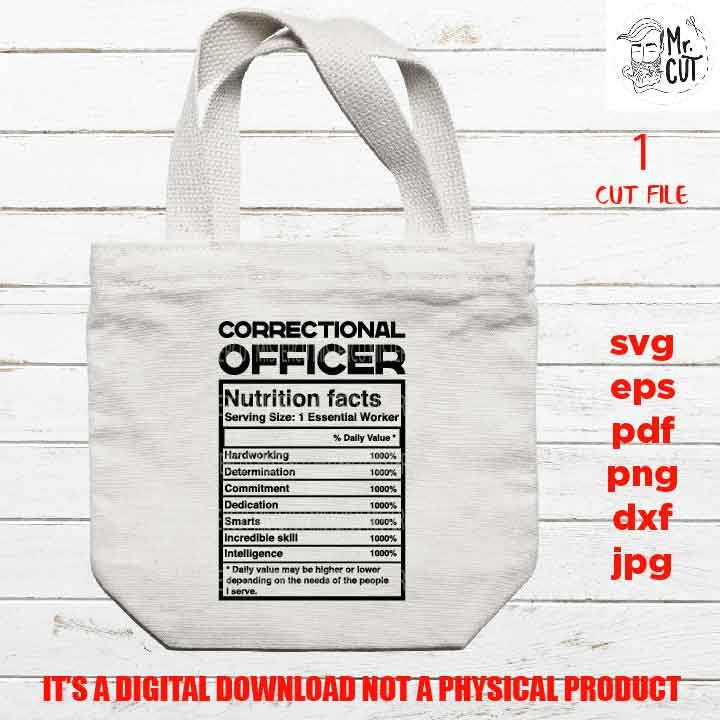 correctional officer facts shirt vector design, sign svg, worker idea gift, sign Svg, PNG high resolution, Dxf, eps, pdf, essential worker