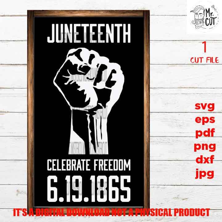 Juneteenth svg, Juneteenth 1865, Freedom 1865,  African American Freedom PNG, Dxf, usa flag, black history, black king, black queen